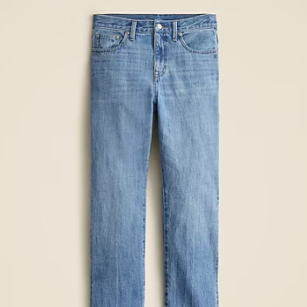 J. CREW Mid-Rise Straight Jeans 1984 Size 26